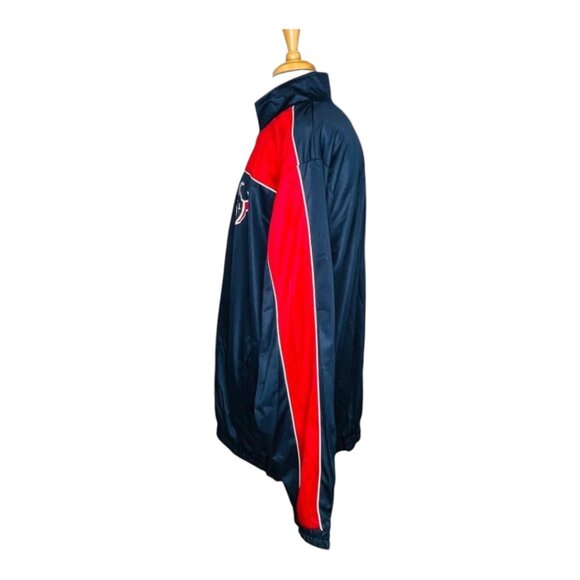 Houston Texans NFL Team Apparel Jacket XXL Navy/Red 100% Polyester NWT - Picture 8 of 10